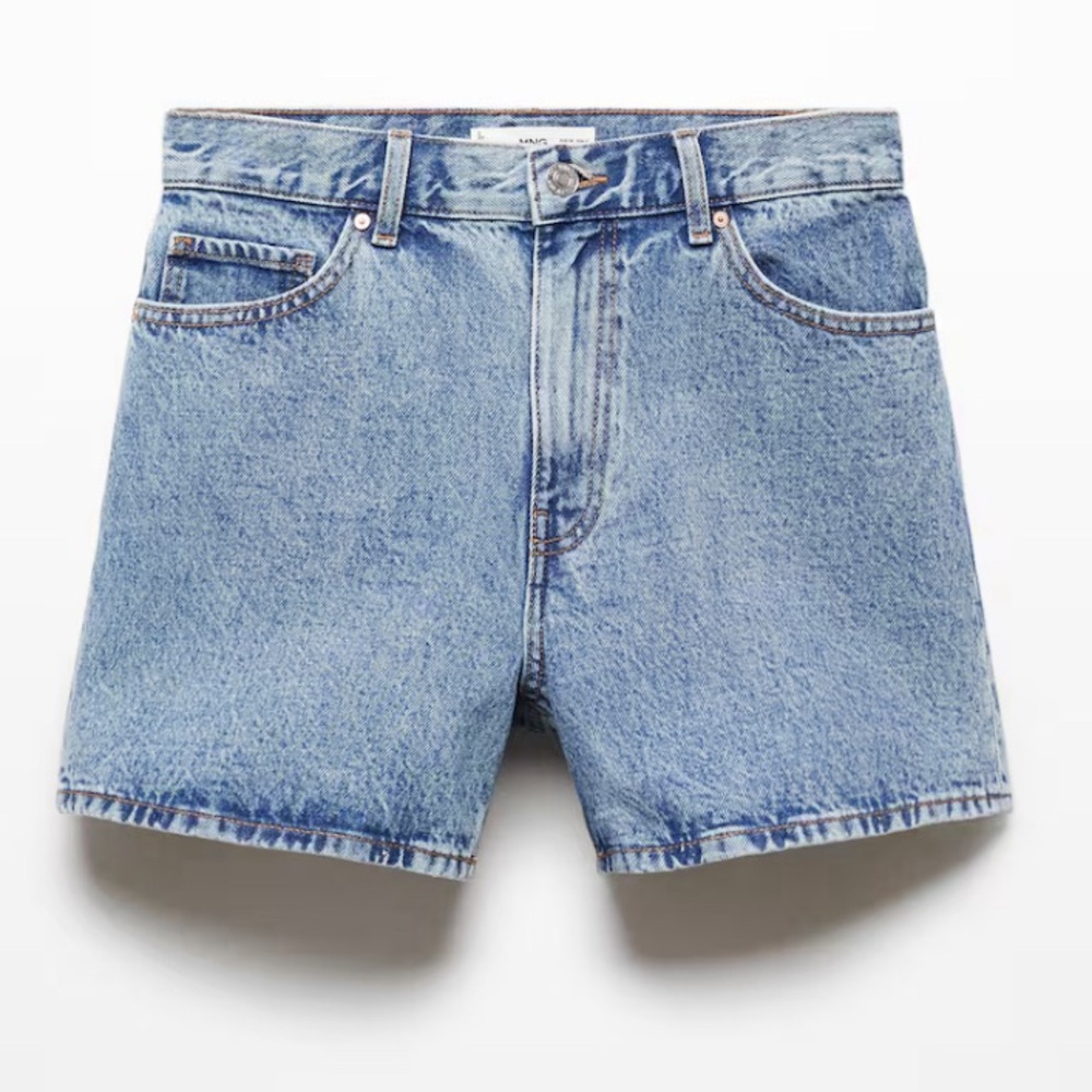 Mango High Rise Shorts